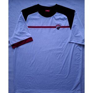 Ducati Corse Motorcycles Men's Jersey Short-Sleeve T-shirt White Size XXL